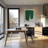 Acrylic on stretched canvas "good luck"