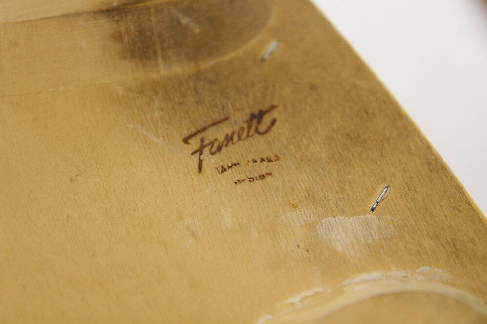 Set of 6 "Fanett" teak chairs by Ilmari Tapiovaara, Sweden, 1960