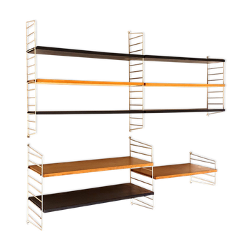 Vintage wall rack / wall system by Nisse Strinning for String AB – Sweden made in the 60s