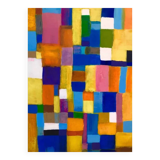 Abstract Yellow Painting