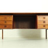 Danish Mid Century Desk in Rosewood by Erik Brouer, 1960s Denmark