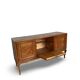 Italian Mid-Century cherrywood veneered and solid wood sideboard.