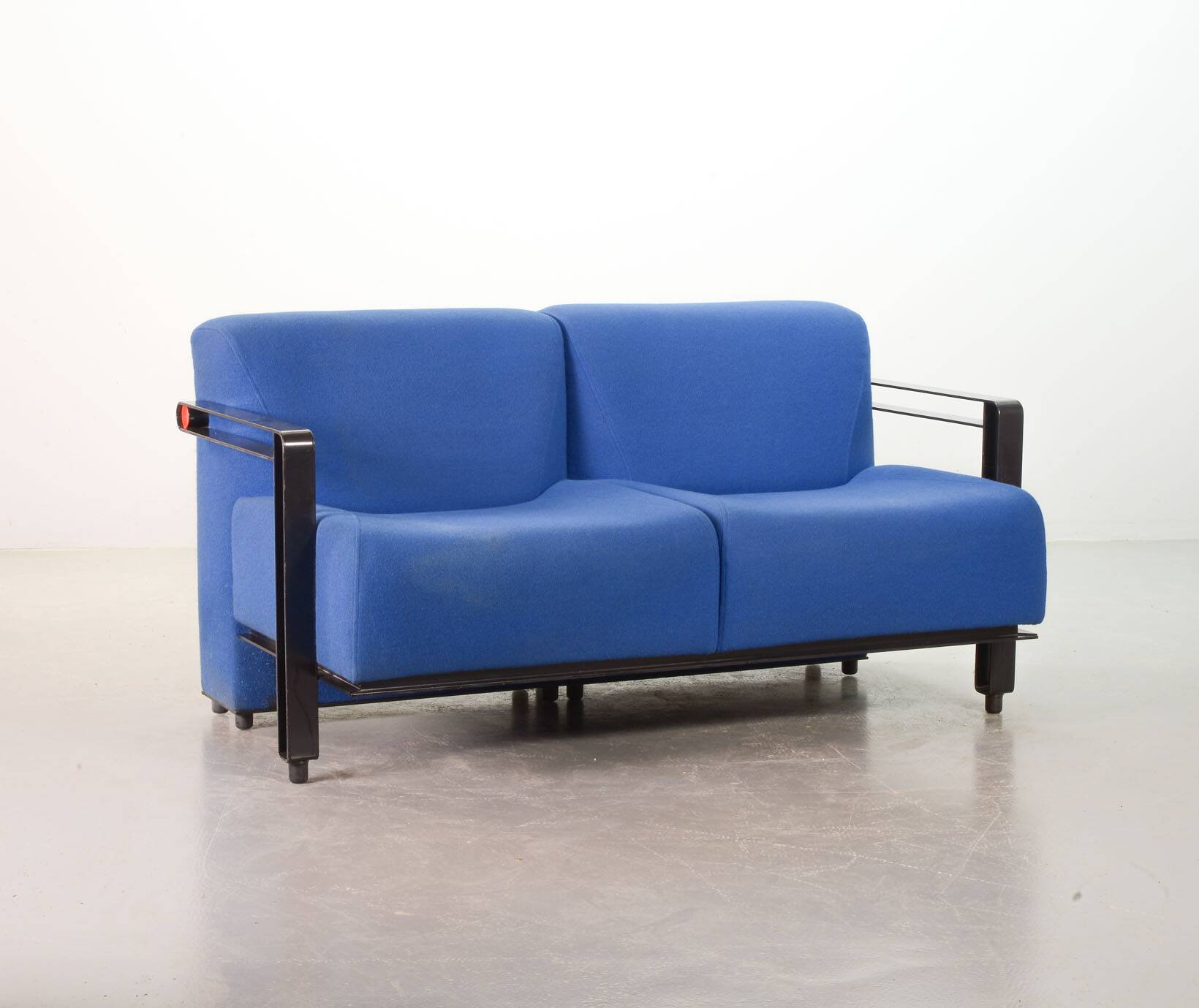 Dutch Design Artifort Sky Blue ‘Transformation’ Two-Seat Sofa Model 952 by