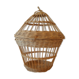 Vintage rattan cage
