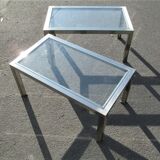 Set of three coffee table, italy, 1970s