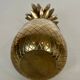 Pineapple ice bucket in brass and steel