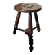 Tabouret en bois rustique