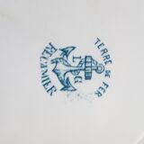 8 flat plates Iron Earth "Recamier"