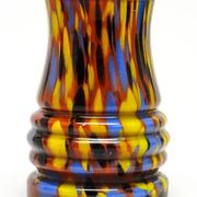 Art Deco Spatterglass vase, glass, Czechoslovakia, 1930s