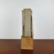 Klaus Lehmann, German postmodern brutalist sculpture of studio pottery column no. 247 78, 1978, ceramic