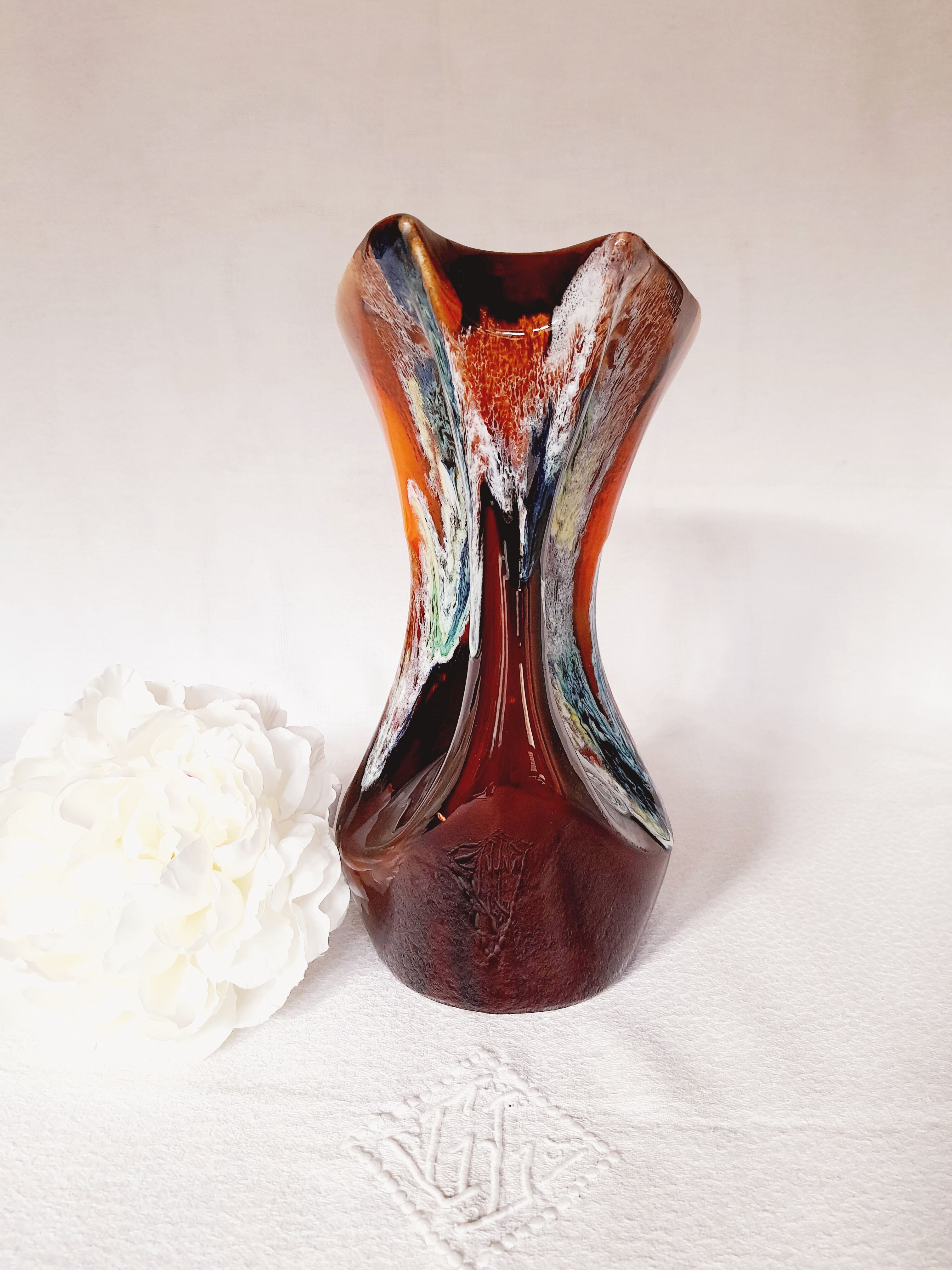 Vallauris fat lava vintage pitcher 50/60