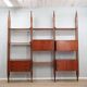 Mid century Italian design teak bookcase 1950s