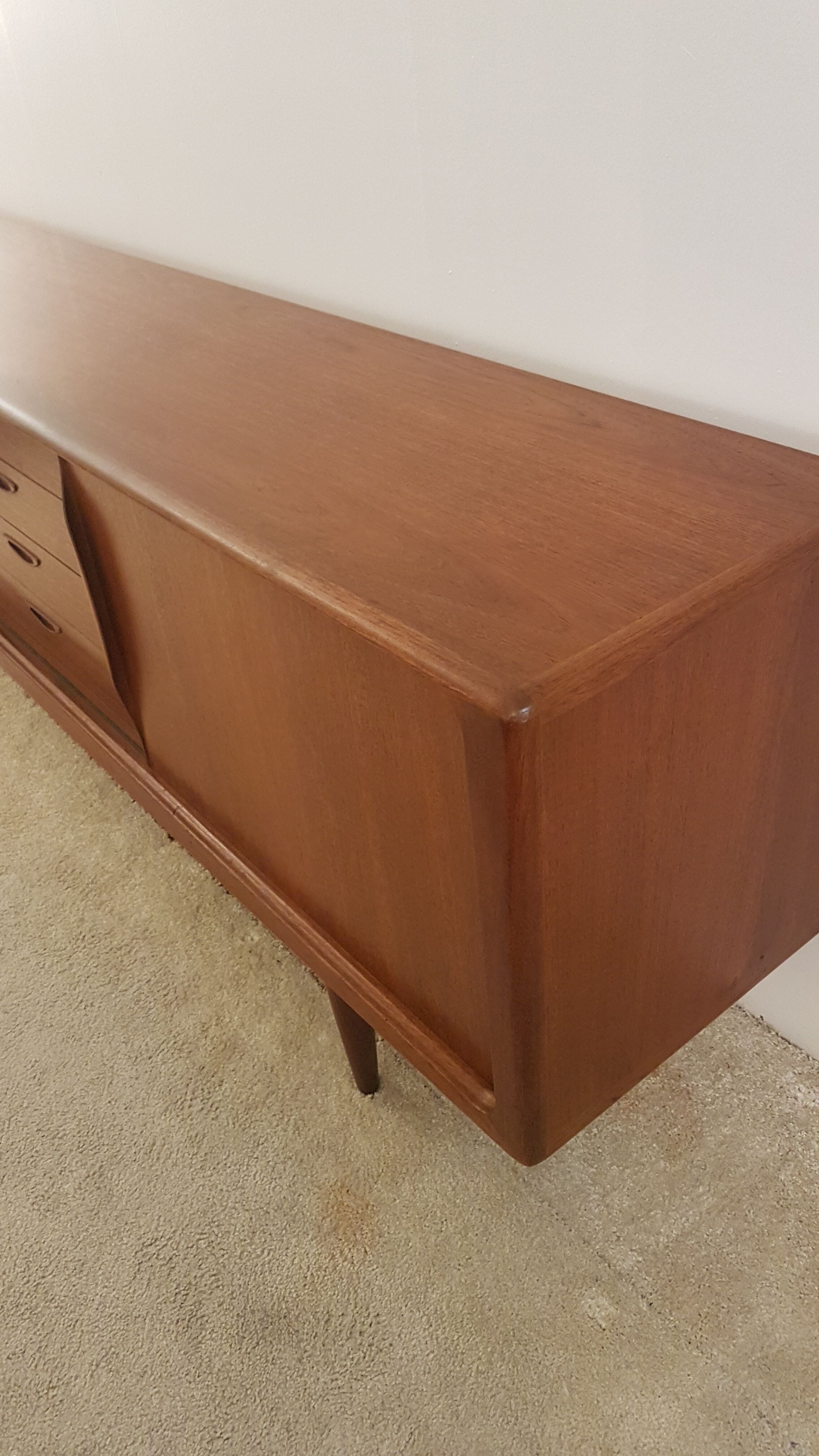 Scandinavian sideboard designer Henry Walter Klein 1960