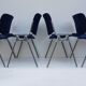 Chaise Castelli bleues de 1967
