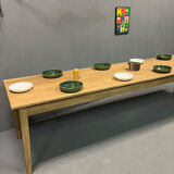 Farmhouse table with spindle legs (300 cm x 90 cm)