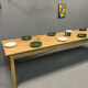 Table de ferme pieds fuseaux (300 cm x 90 cm)