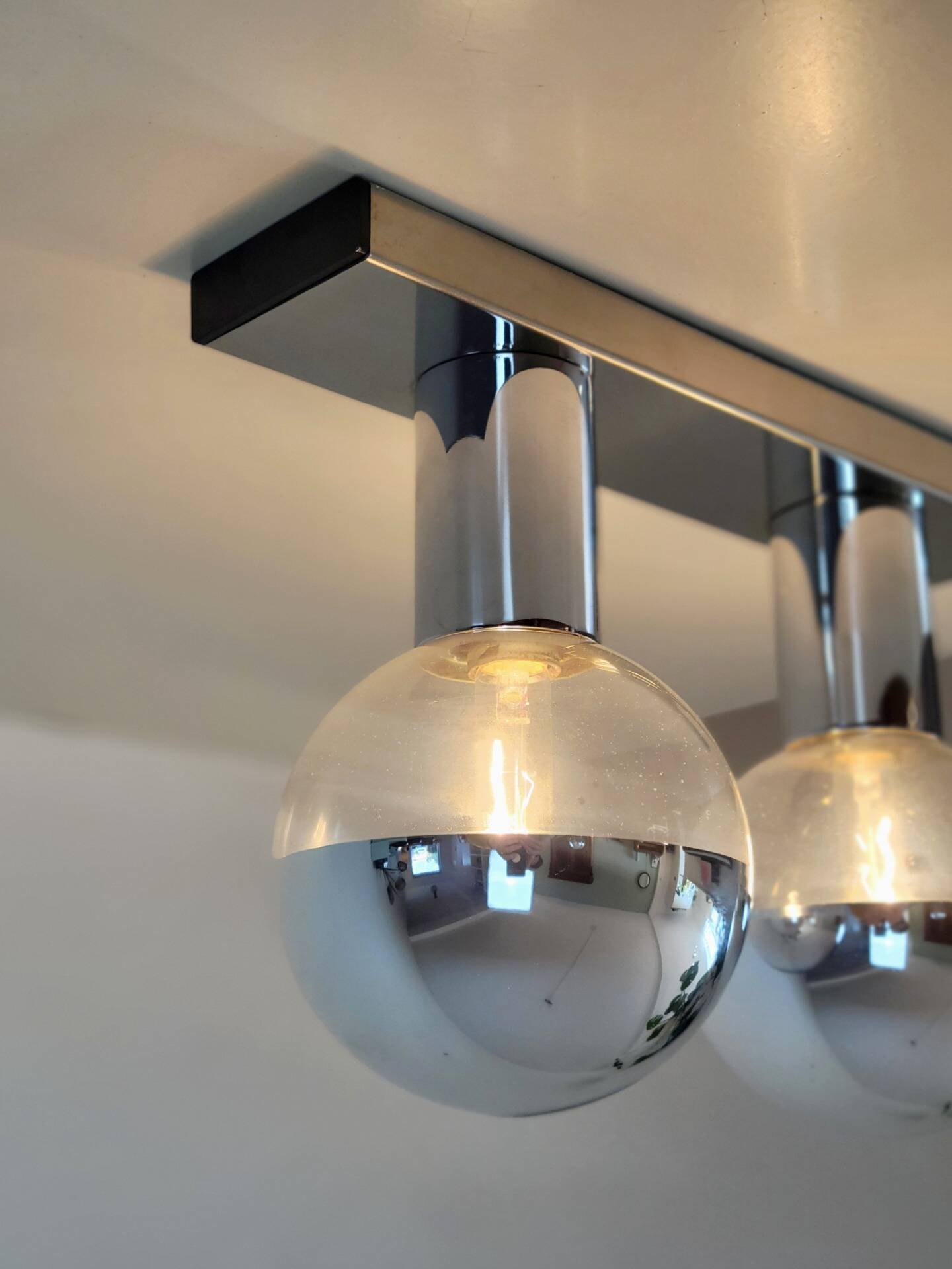 Set of 3 Space Age wall lamps by Motoko Ishii for Staff Leuchten