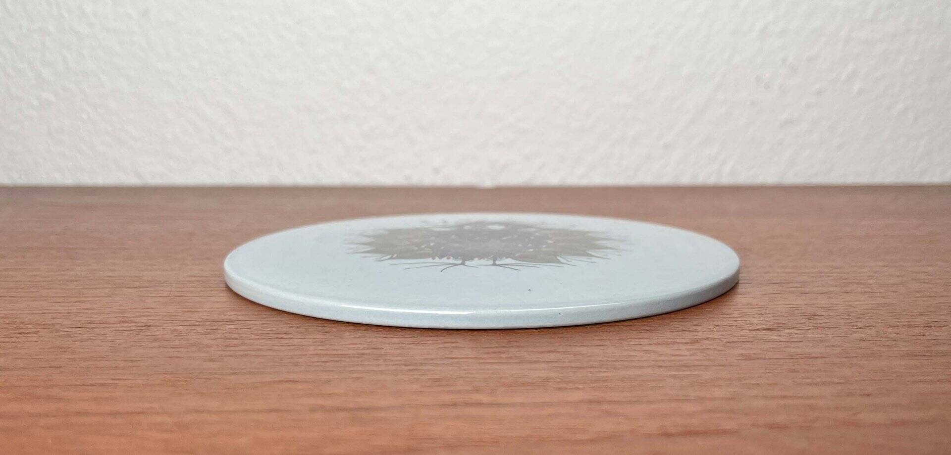 Mid-Century Modern Danish design plate Crazy Bird by Beth Breyen for Royal Copenhagen