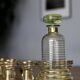 Carafe and its 6 gatsby style glasses