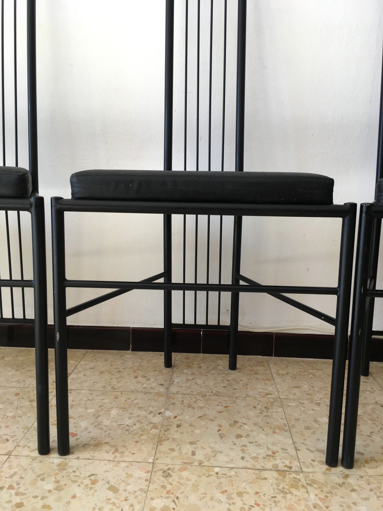 6 chairs vintage years 80