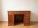 Vintage wooden desk with drawers Retro Wood