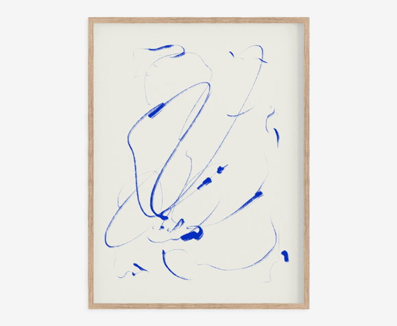 Peinture abstraite giclée, 50x70cm