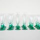 Set of wine and champagne glasses, 1970s, made in Italy