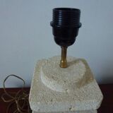 Travertine lamp from the 60s and 70s