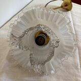 Period suspension lamp 1900 in opaline