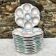 Barbotine oyster plates Digoin