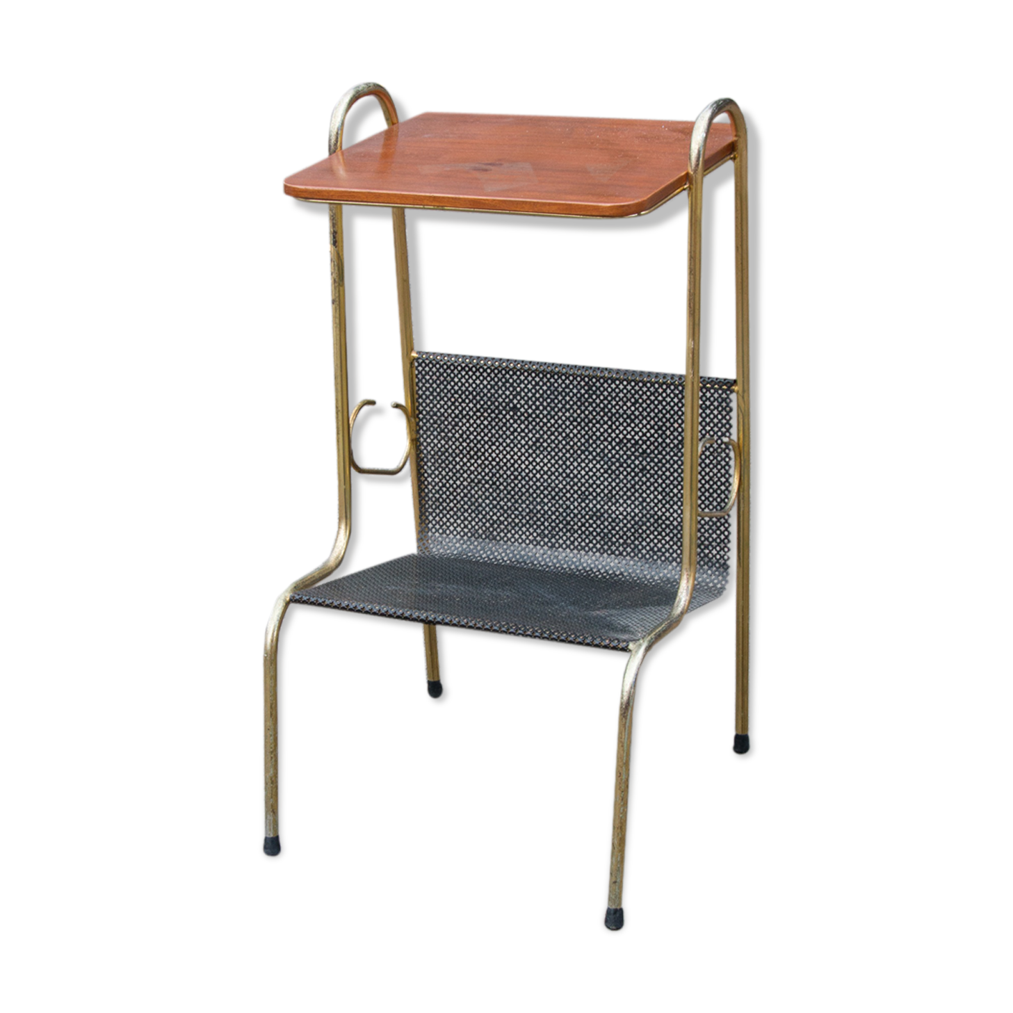 Table d'appoint avec porte-revue