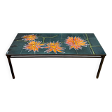 Coffee table with ceramic tile top