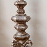 Pair of antique candlesticks from Italy, 18th century.