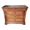 4-drawer chest of drawers in cherry wood