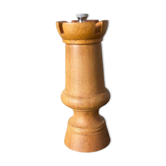 Borel vintage wooden pepper mill