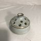 Old Vase Spades flowers 16 holes ceramic Decoration Vintage