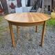 Scandinavian extendable oak table from the 1960s (butterfly extension)