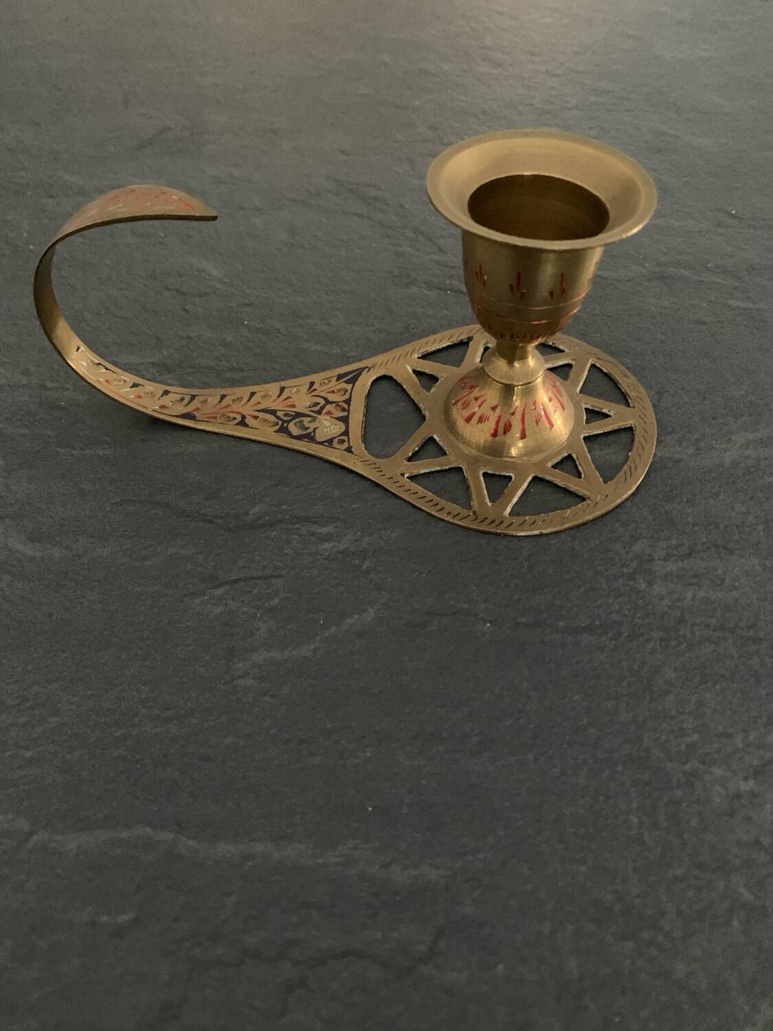 Brass candlestick