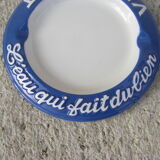 Two advertising ashtrays