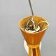 Pair of Czech Mid-Century Wood and Glass Chandeliers by Dřevo Humpolec