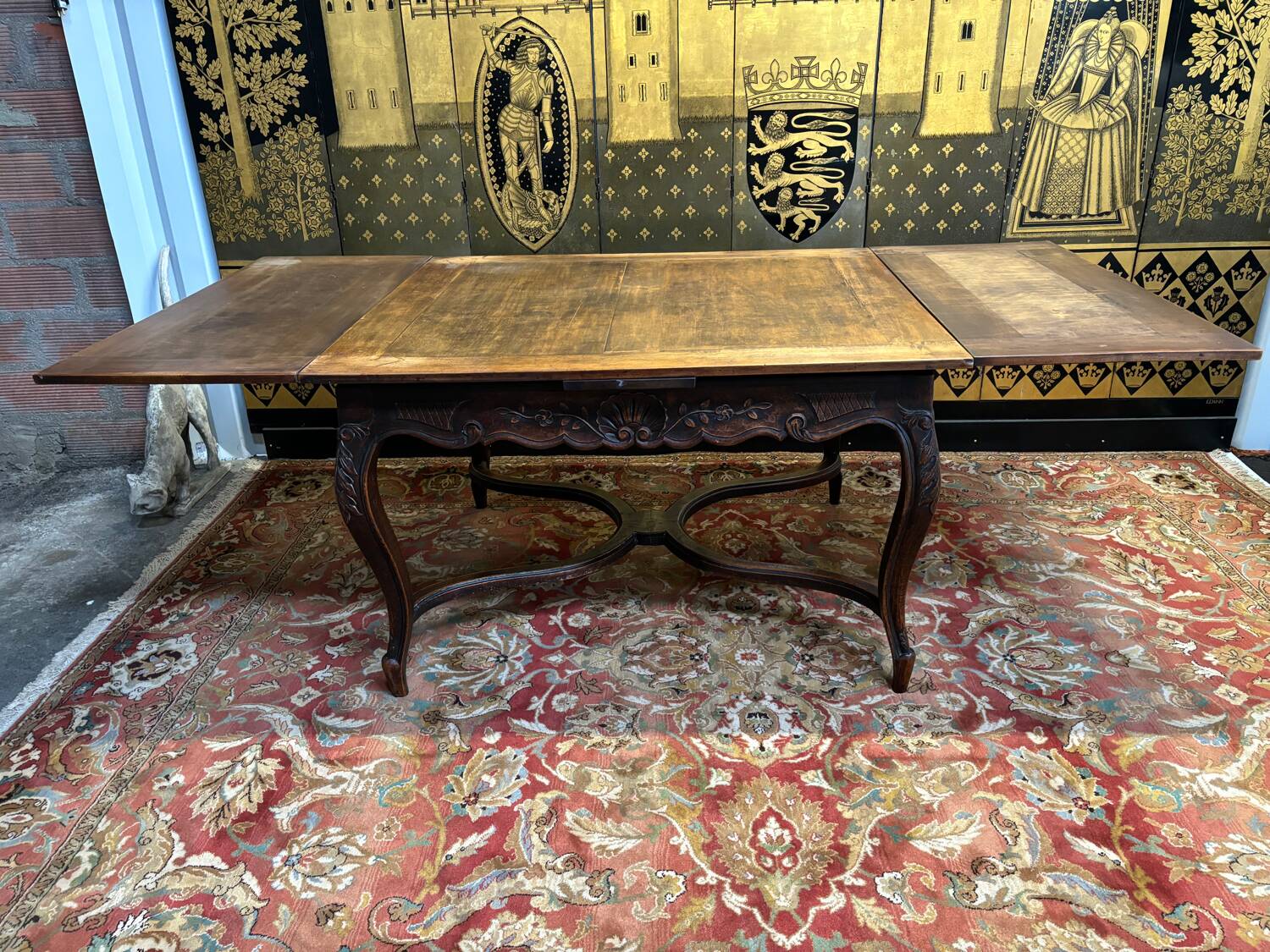 Table Régence avec rallonges