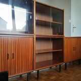 Bibliothèques vitrines modulables modernistes