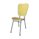 Chaise tubulaire vintage jaune