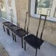 Set of 4 Design Italy chairs signed Cattelan 1980 vintage