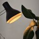 Adjustable anthracite floor lamp 1716 by Josef Hurka for Napako