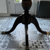 Empire-style table in solid walnut.