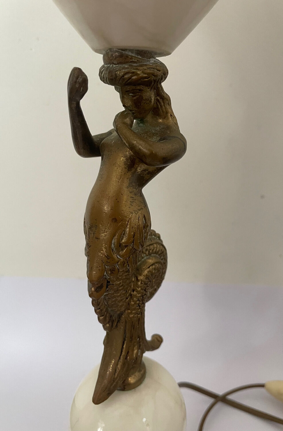 Lampe à la sirène XXe