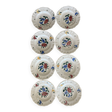8 assiettes creuses Sarreguemines et Digoin