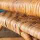 Rattan armchair in the style of Kay Fisker for R. Wengler. Danish work from the 1960s.