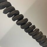 Mid Century Modern orange pull down  lamp